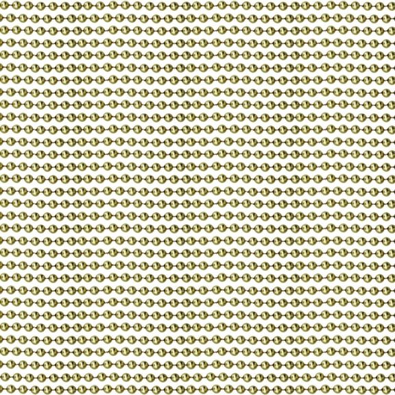 33" Round Metallic Gold Mardi Gras Beads - Case (60 Dozen)