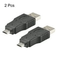 thumbnail image 2 of USB Male to Micro USB Male,Adapter Converter Extension Connector 2pcs, 2 of 3