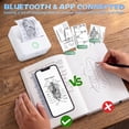 thumbnail image 6 of SLOK Mini Bluetooth Photo Printer with 10 Rolls Printing Paper, 6 of 10
