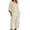 shorts set 58#Beige, variant on Womens Shorts Set Casual Short Sleeve Crew Neck Top and Shorts Solid Color 2 Piece Fashion Outfit Summer Work Business Outfit Sets