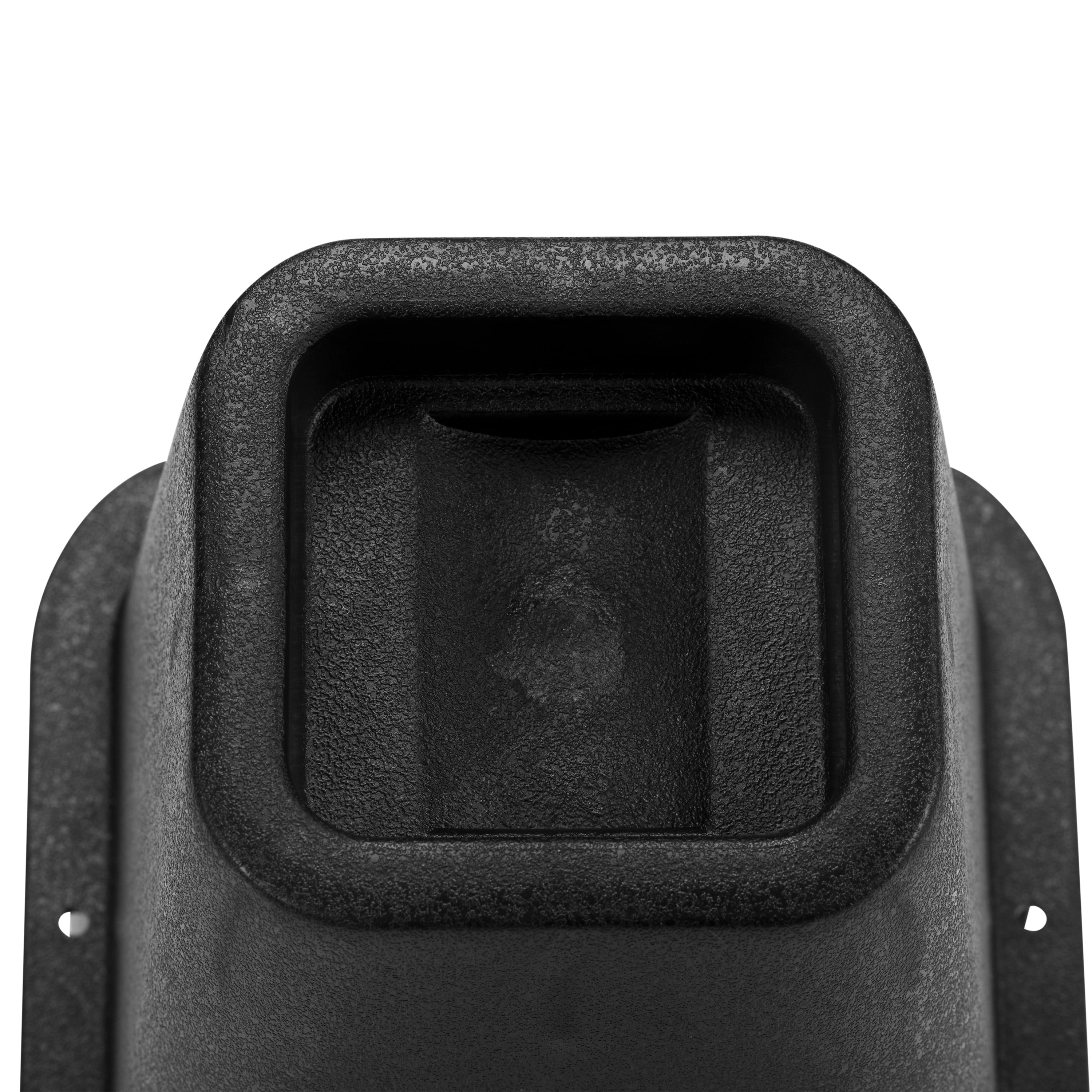 Simplify 6 inch Plastic Bed Risers with Wheel Caster Stabilizer, Black, 2.29 lb