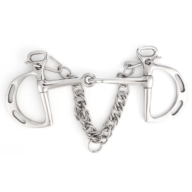 Acier Inoxydable kimberwicke Bit Solide Jointé Bouche Cheval Mâcher Bouche Rouleau (125mm)
