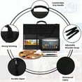 thumbnail image 4 of mmirethe Washable Waterproof Artist Storage Bag with Handles Straps Large Capacity Art Accessory for Painting Poster Artworks, 4 of 8