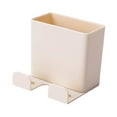 thumbnail image 3 of Marco de Control Remoto BLESIY Sala de Estar Montado en Pared Almacenamiento de Llaves Pasta para Colgar en Pared Caja de Almacenamiento Cre beige Soporte para teléfono montado en la pared, 3 of 4