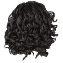 DOPI Hair Wigs Black Curly Hair Wig Long Synthetic Medium Hair Natural Fashion wig