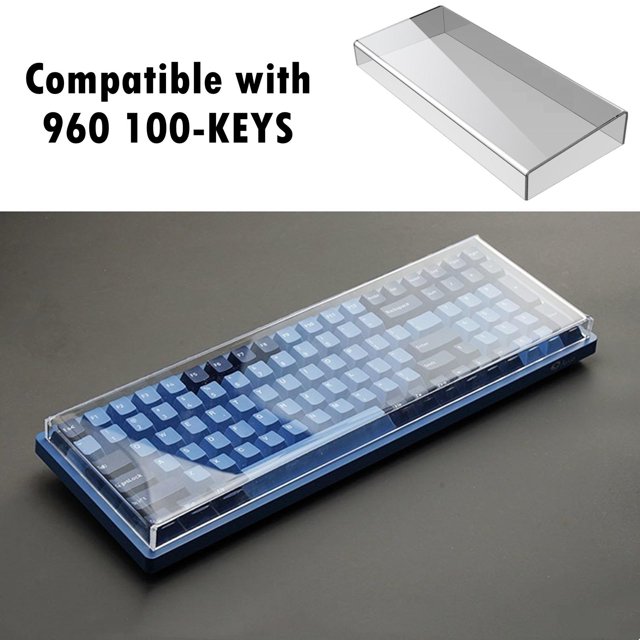 Cubierta de mecánico Accesorios polvo Duradero de utilizar Estuche Película de protección gatos para computa 100 llaves Yotijar cubierta del teclado