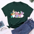 thumbnail image 4 of Bowake Easter T-Shirts pour Femmes Manches Courtes Col Rond T-Shirts Easter Joyeux T-Shirts Graphiques Mignons Hauts d'Été Décontractés, 4 of 7