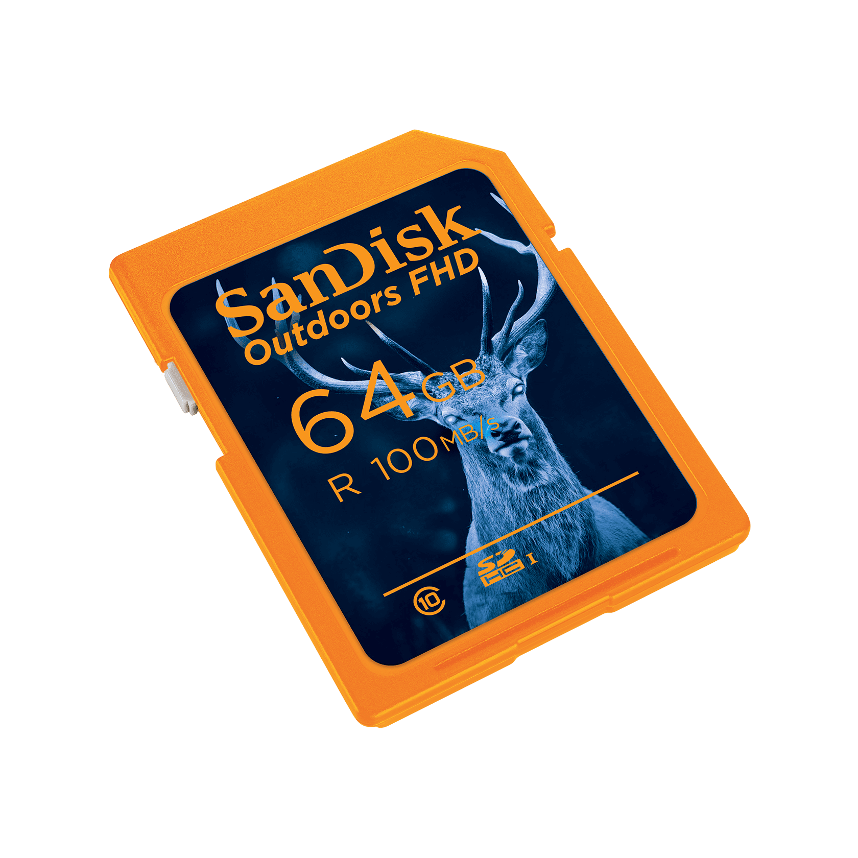 SanDisk 64GB Outdoors FHD microSDXC UHS-I Memory Card (Up to 100 MB/s), 2-Pack - SDSDUNR-064G-GN6V2