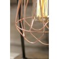 thumbnail image 2 of IMAX Corporation Tilton Copper and Wood Table Lamp in Brown, 2 of 5