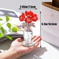 thumbnail image 3 of Red Crystal Rose Bouquet Figurines Gifts for Her Women Anniversary Birthday Valentine's Day Presents for Girlfriend Wife Romantic Rose Bouquet Floral for Home Decor, 3 of 12