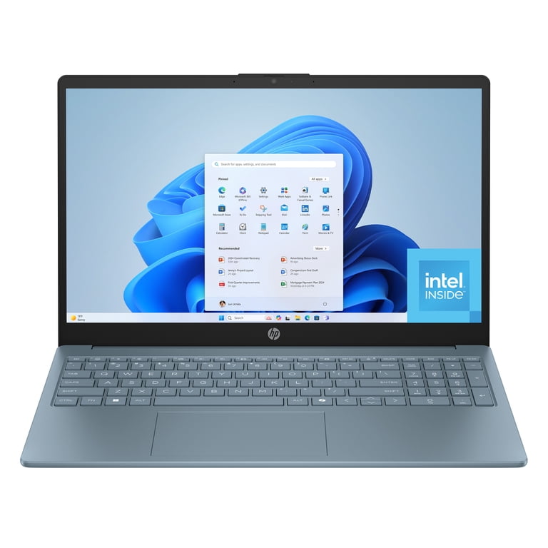 HP 15.6 inch HD Windows Laptop Intel Processor N250 4GB 128GB UFS