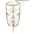 thumbnail image 5 of Jinsinto 2 PCS Multi Chain Beach Tassels Anklet Chain Bracelet Barefoot Sandals Foot Jewelry, 5 of 5