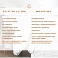 thumbnail image 6 of Kotton Culture 600 TC Pinch Pleated Duvet Cover 100% Egyptian Cotton with zipper (Oversized King, White) - 1 Piece, 6 of 7