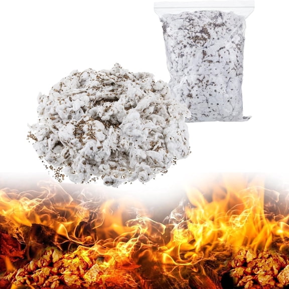 21 oz Gas Fireplace Embers & Vermiculite for Vented Gas Fireplaces | Tutuviw Fake Coals for Use with Gas Logs Glowing Embers for Ventless, Insert, Vented, Propane