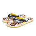 thumbnail image 4 of Men's flip-flops Beach sandals Lightweight eva soles Comfortable flip-flops Black Yellow, 4 of 5