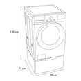 thumbnail image 4 of Lavadora LG 22Kg Carga Frontal Silver, 4 of 4