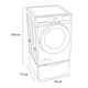 thumbnail image 4 of Lavadora LG 22Kg Carga Frontal Silver, 4 of 4