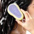 thumbnail image 5 of Head Massager Head Cleaner Scalp Massage Comb,Hair Scalp Scrubber Massager Brush,Head Exfoliator Shower Shampoo Comb,Shower Head Scrubber,Plastic Scalp Brush for Hair Growth & Dandruff Removal,Yellow, 5 of 5