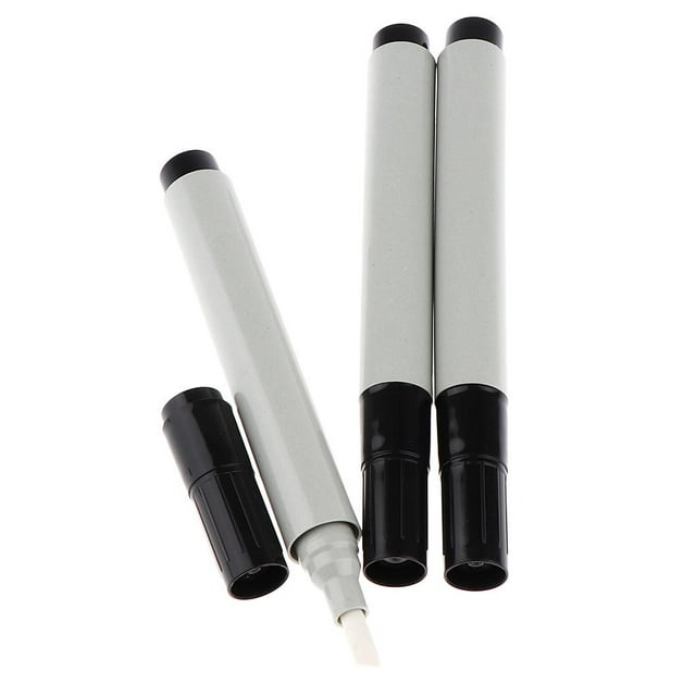 3 piezas de pintura acrílica de aceite fluorescente de color gris con puntas de 4,5 mm
