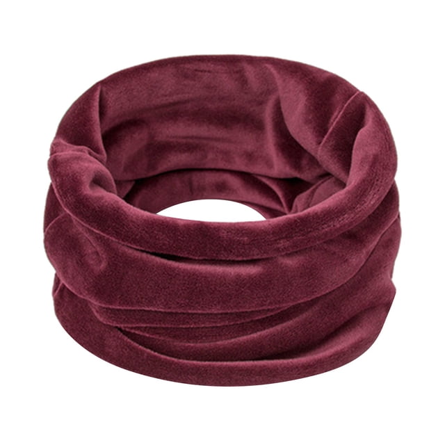 Winter Ski Neck Protector Female Autumn And Winter Gold Velvet Windproof Neck Protector Neck Scarf Thickened Windproof Collar Scarf