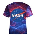 thumbnail image 5 of NASA T-Shirts for Boys Girls, Kids 3D Print Short Sleeve, Unisex Crew Neck Tee Shirts for Youth, 5 of 9