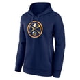 thumbnail image 2 of Women's Navy Denver Nuggets Team Primary Logo Pullover Hoodie, 2 of 3