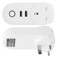 thumbnail image 3 of WiFi Smart Socket, Stable Safe WiFi Smart Plug  For Bathroom For Balcony For Bedroom For Living Room, 3 of 8