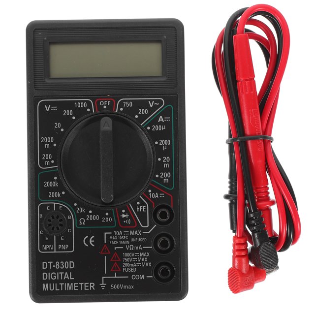 SHISUYAN Testeur Multimètre Voltmètre Compteur Numérique Multifonction Outil Portable pour Électriciens