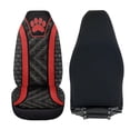 thumbnail image 4 of Uorisanigo Car Seat Covers 2 Front Set, Soft Plush Faux Leather Dog Paw Print Automotive Seat Covers for Cars, Universal Seats Cover Cushion for Sedans SUVs Pick-up Trucks, Easy to Install, 4 of 7