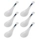 thumbnail image 2 of 6pcs Ceramic Soup Spoons, Ergonomic Kitchen Accessories, Retro Design for Porridge, Rice, Home Dining and Cooking, 2 of 5