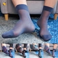 thumbnail image 3 of 【HTMT】Socks Wide Striped Workout Breathable Formal See Through Sheer Stocking#hastoolmarket, 3 of 4