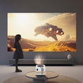 thumbnail image 2 of Mini Projector with WiFi and Bluetooth, 2026 Upgraded 1080P Smart Portable Projector with 180° Rotation, Auto Keystone, 2 of 13