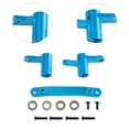 thumbnail image 6 of Kokiya 1/16 RC Car Steering Assembly RC Parts Aluminum Alloy Easy Installation Metal Fittings with Bearings for 16101 02 03 04 16106 Blue, 6 of 9