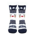 thumbnail image 1 of Ruiboury Chaussettes Chaudes d'Hiver Texture Douce pour Femmes Coton-Polyester Respirant Bleu Élan, 1 of 6