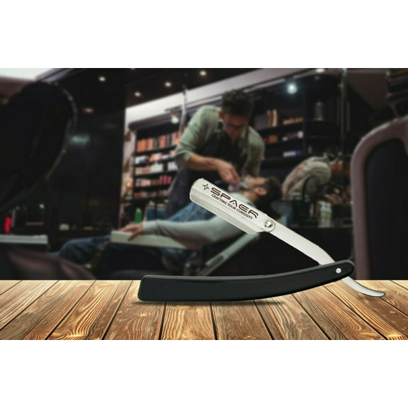 Straight Razor Barber Salon Cut Throat Shaving Folding Knife 10 Blade