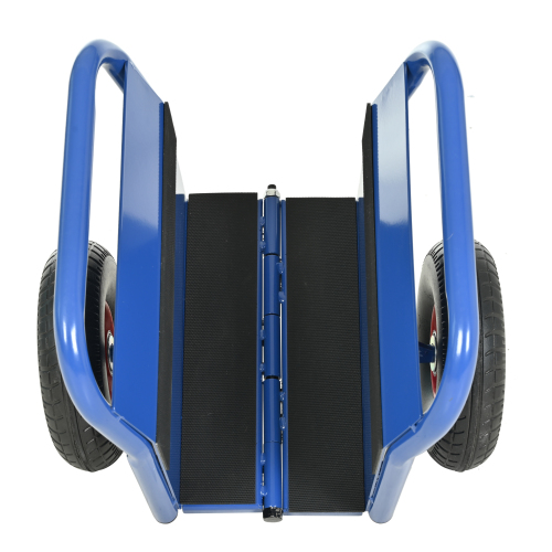 ACE-Tool,Heavy Duty Panel Dolly,Slab Dolly,Two Nice Handles,10" Solid Rubber Tires,Super Weight 1000 LBS,All-Terrain Movement for Heavy Drywall Sheet & Door Material(Blue)