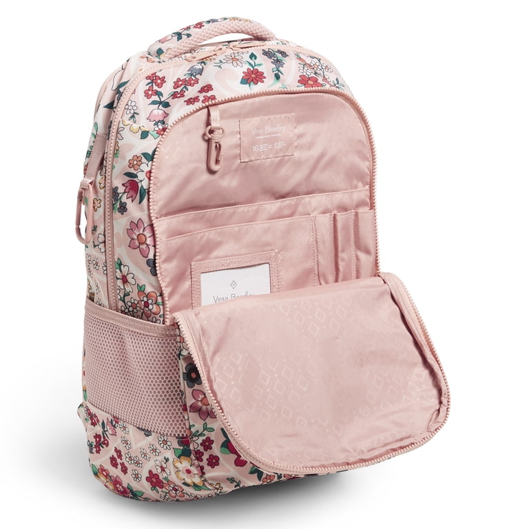 Vera Bradley campus backpack in Prairie Paisley Campus Backpack Prairie Paisley | Hamilton College Official  main image 2