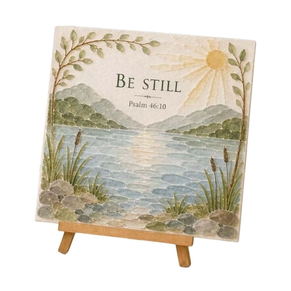 Inspirational Bible Verse Acrylic Art Kit, DIY Craft with Colorful Pieces for Relaxing Hobby, Religious Home Wall Decor, Meaningful Gift for Women