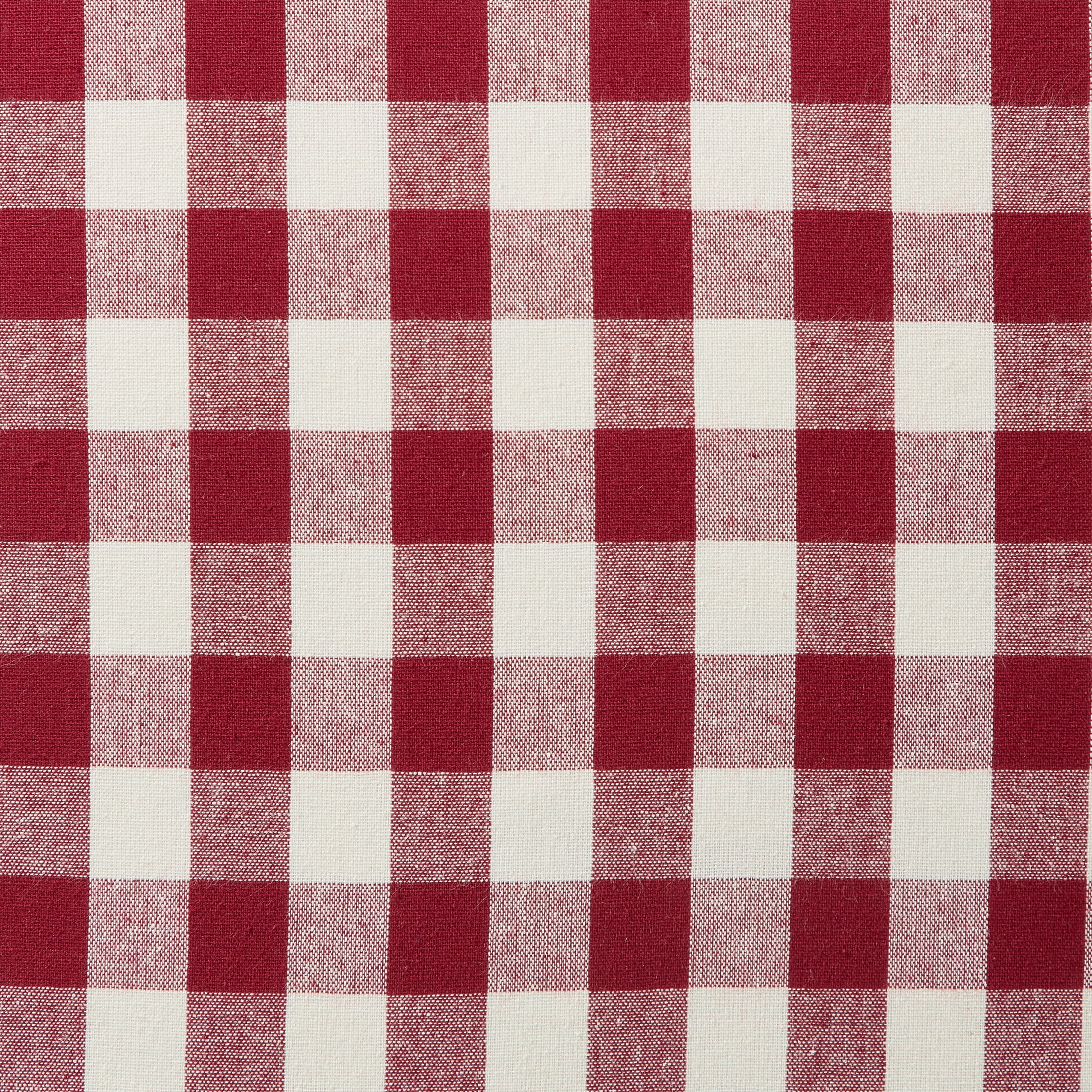 My Texas House 18" x 18" Ivory /Red Micro Gingham Decorative Pillow