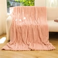 thumbnail image 1 of Big Sale ! Aedtie Blanket,Polyester Blanket,Throw Blanket Premium Silky Flannel Fleece 3D Ribbed Lightweight Bed Blanket All Season Use, 1 of 6