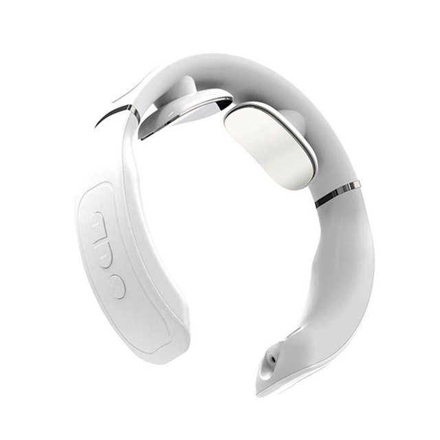 Minnieouse Massager Electric Heating Neck Massagers Cervical Relief Magnetic Spine Relaxation Frequency Pain Kneading Headset Low Protección de la piel
