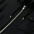 thumbnail image 4 of Yusimy Men's Solid Color 2-Piece Hoodie Cargo Set Long Sleeve Elastic Waist Drawstring Pocket Casual Sports, 4 of 8