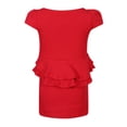 thumbnail image 2 of Richie House Girls' Knit Summer Dress with Bow RH2446, 2 of 7