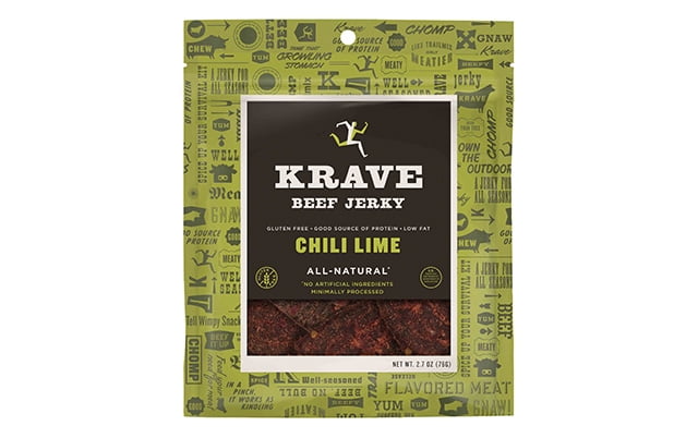 KRAVE Beef Jerky, Chili Lime, 2.7 oz, 8 Count - Walmart.com