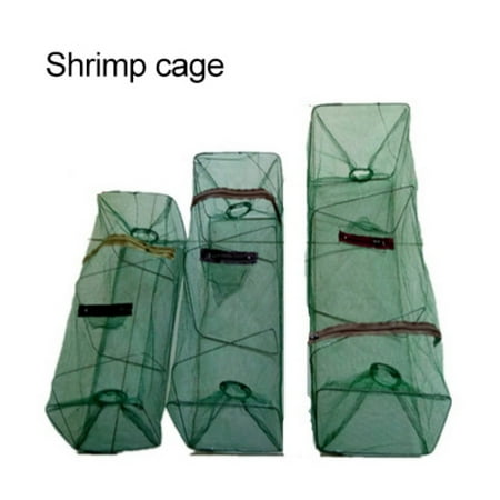 Fishing Net Foldable Crab Net Trap Cast Dip Cage Fishing Bait Fish Minnow Crawfish (Best Bait For Crawfish Nets)