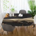 thumbnail image 3 of Yayeee Tablecloths 54" x 54" Rectangle Wrinkle Resistant Party Table Cover, Retro Halloween Cat, 3 of 8