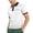 White, variant on CIENVNSTG Casual Daily Wear Contrast Collar Polo Shirts For Men Short Sleeve Half Zip Lightweight Breathable Tops With Chest Pocket Contrast Trim Cuff Golf Athletic Apparel Wine L