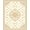 Ivory Beige, Pattern 19, variant on ODIKA Medallion Diamond Lattice Stepped Border Rectangular for Playroom, Bedroom, Reading Nook, Pet Friendly & Kids Safe Play