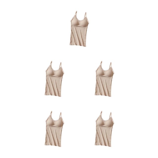 Ropa interior térmica Sonducket para mujer chaleco sujetador sin mangas Color Naranja