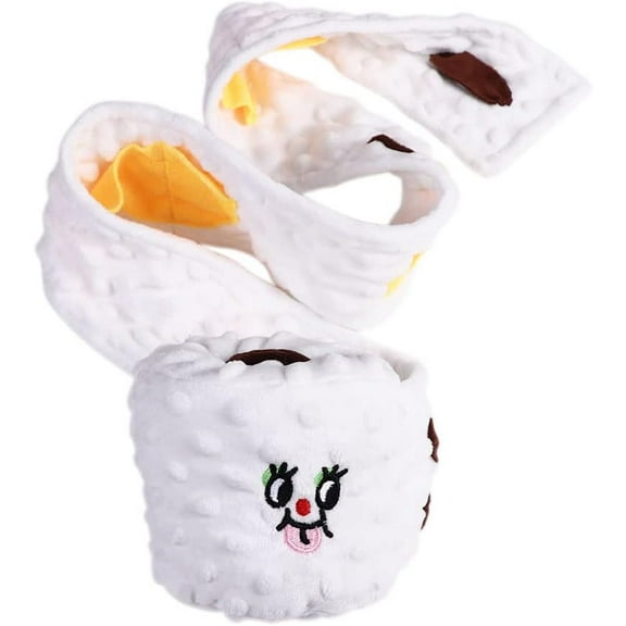 1Set Simulation Toilet Paper Pet Toy,Toilet Paper Plush Toy Tissue Roll Design Interactive Puppy Toy Dog Chew Toys for Pet